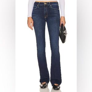 MOTHER Denim The Runaway Flare Low Rise Jeans in Flowers from the Storm Size 28